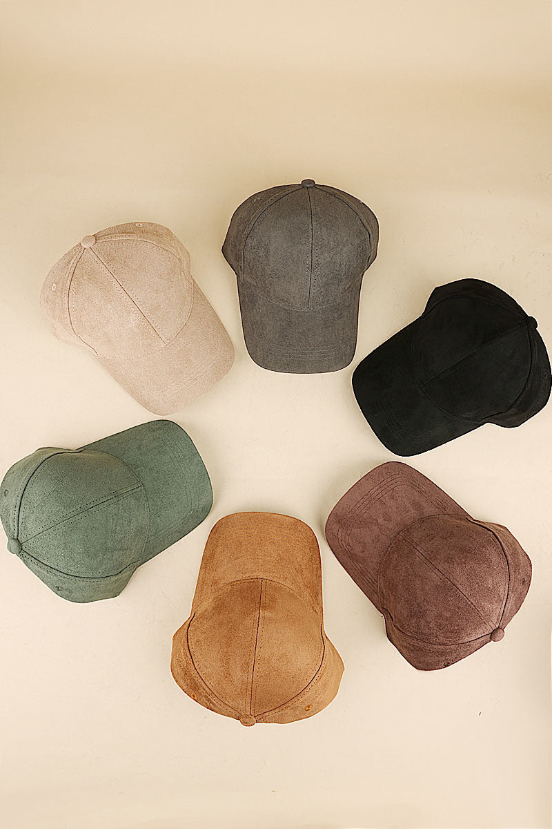 Classic Suede Baseball Cap