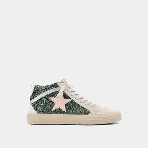 SHUSHOP Paulina Steel Glitter Sneaker