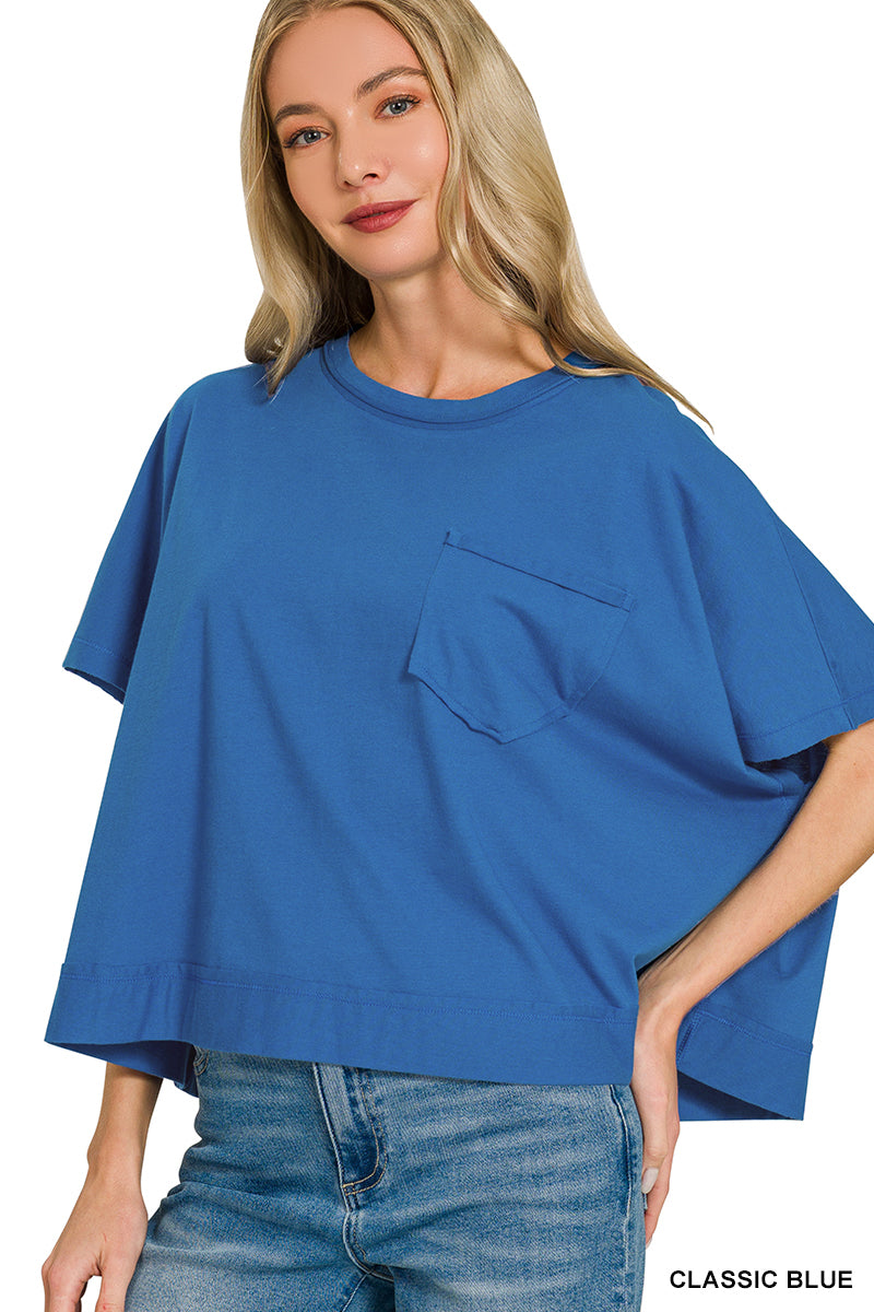 Exposed Seam Boxy Top