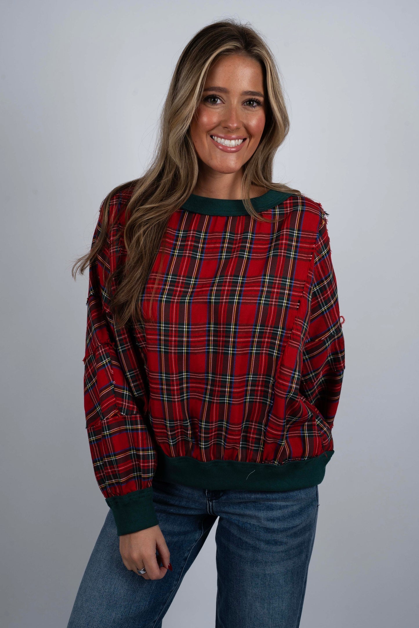 Christmas Plaid Sweater