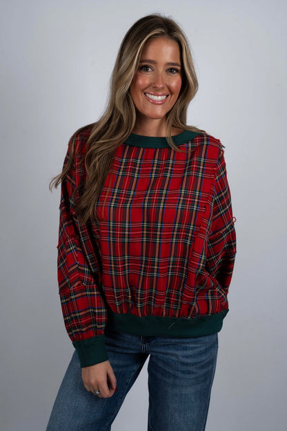 Christmas Plaid Sweater