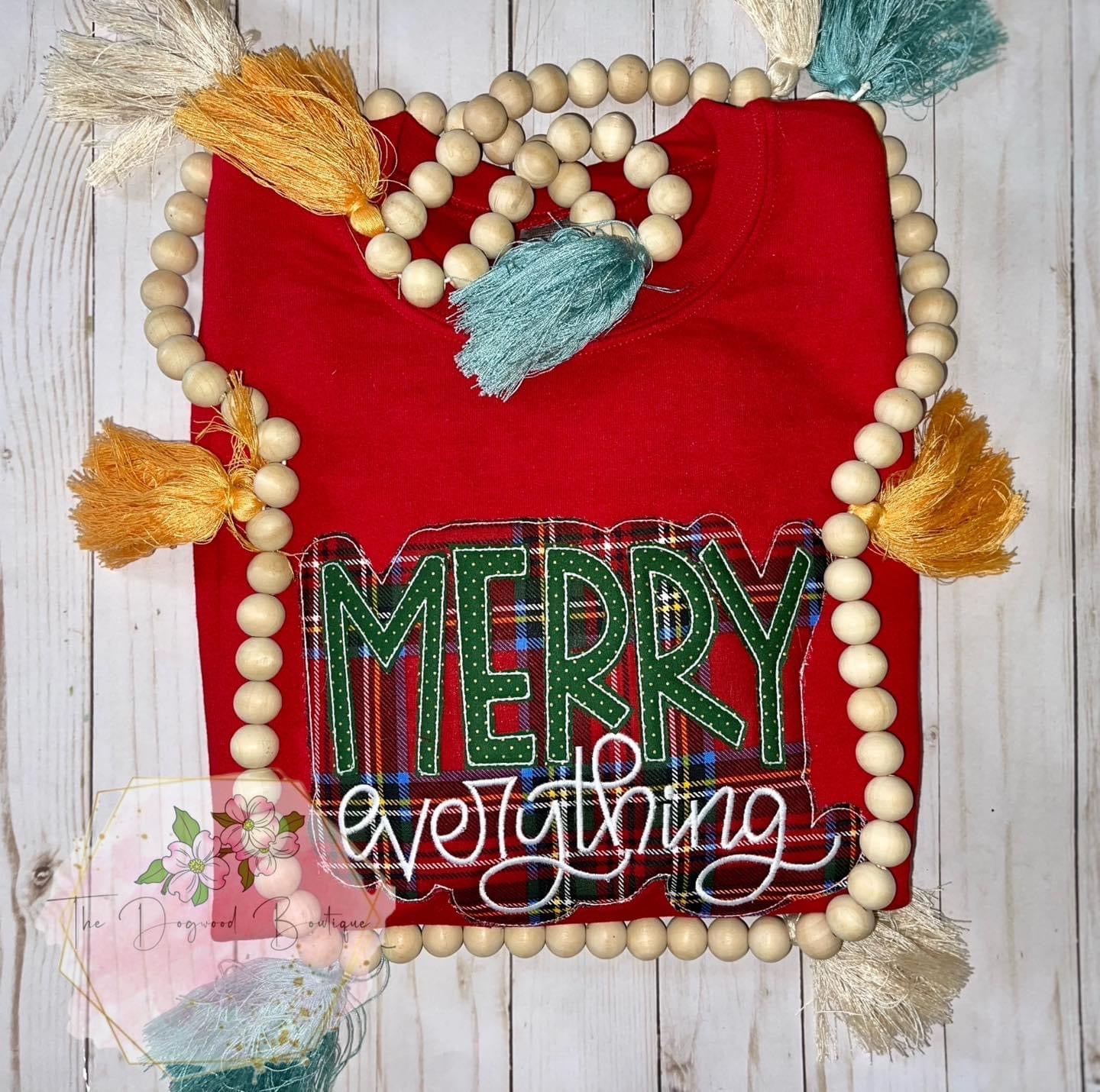 Merry Everything Applique' Sweatshirt