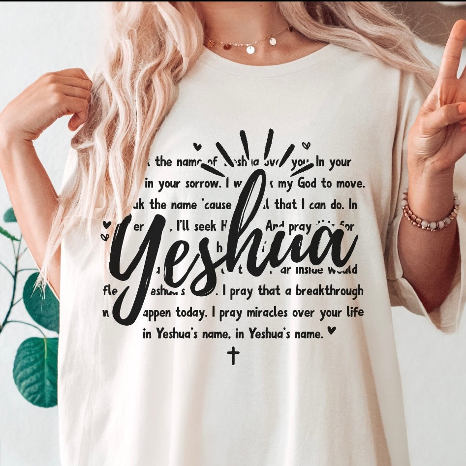 In the Name of Yeshua tee