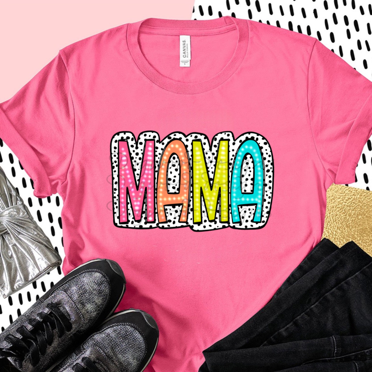 Funky Dot MAMA Tee