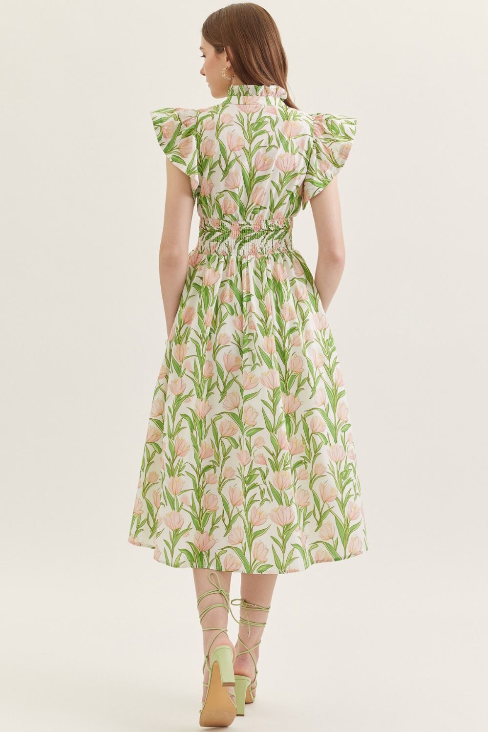 Tulip Garden Midi Dress