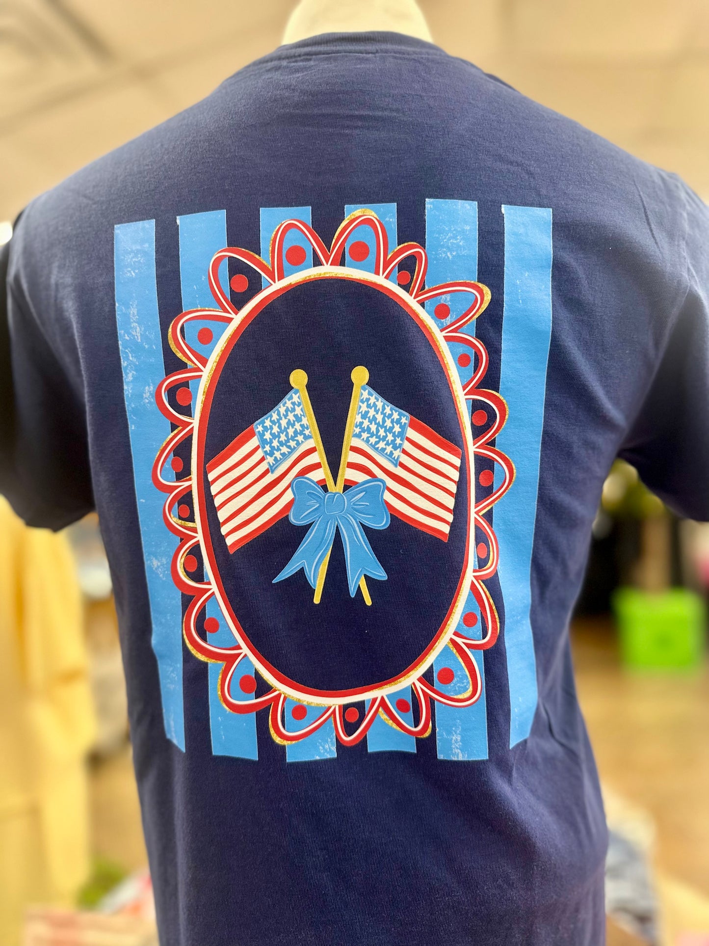 Coquette Crossed Flag Tee
