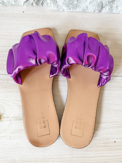 SHUSHOP Belinda Purple Sandal