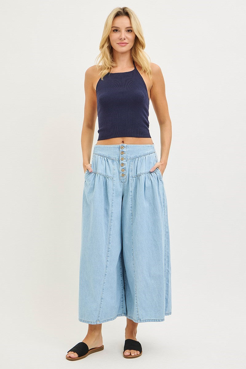 Risen | The Georgia Wide Leg Jeans