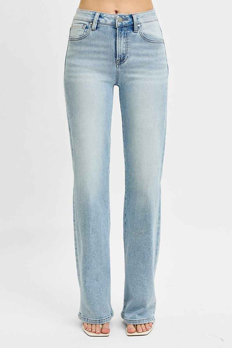 RISEN High Rise Wide Leg 90's Jeans