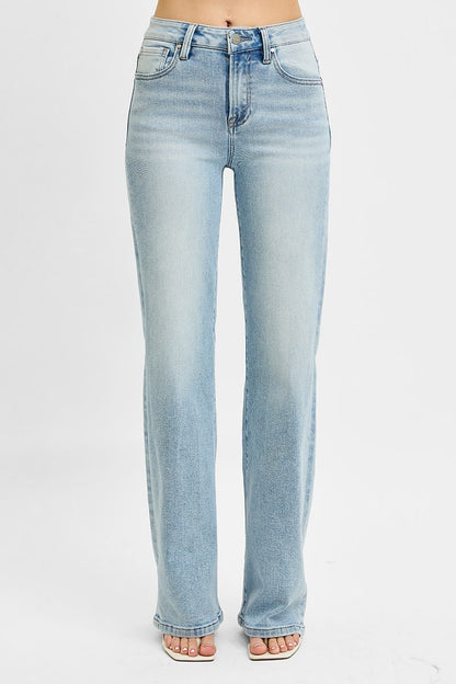 RISEN High Rise Wide Leg 90's Jeans