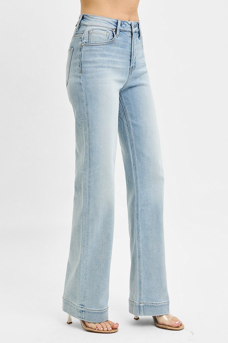 RISEN High Rise Straight Jeans
