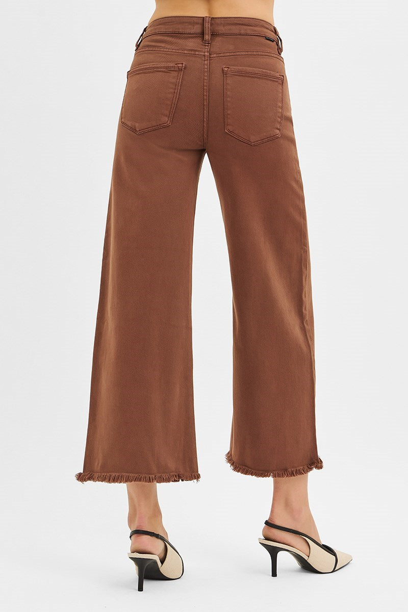 The Merritt Risen Cocoa Tummy Control Crop Pants