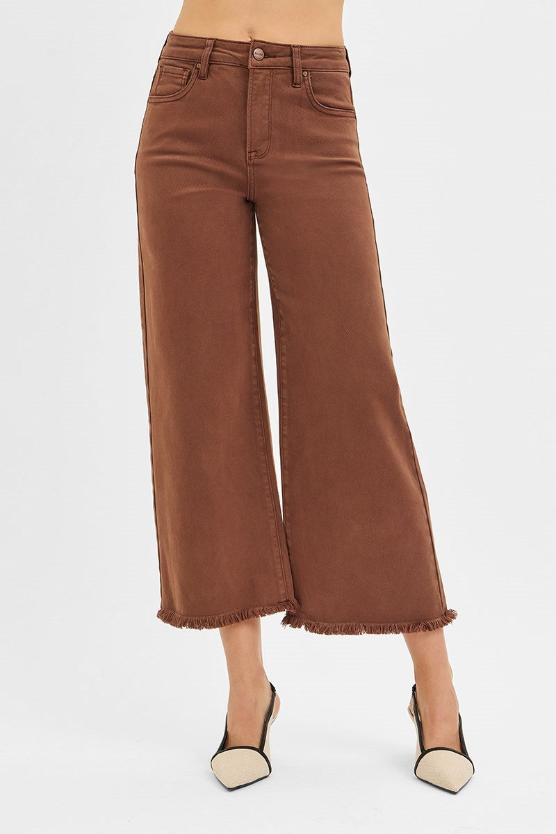 The Merritt Risen Cocoa Tummy Control Crop Pants