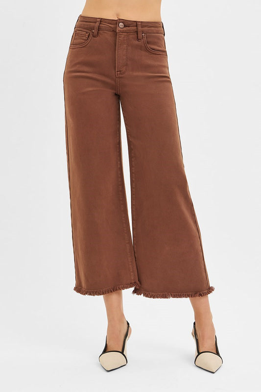 The Merritt Risen Cocoa Tummy Control Crop Pants