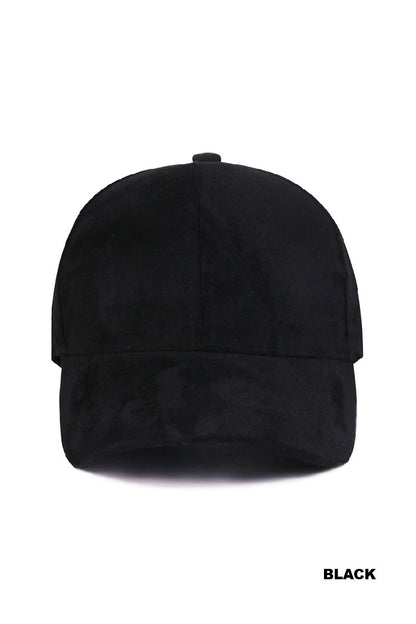 Classic Suede Baseball Cap