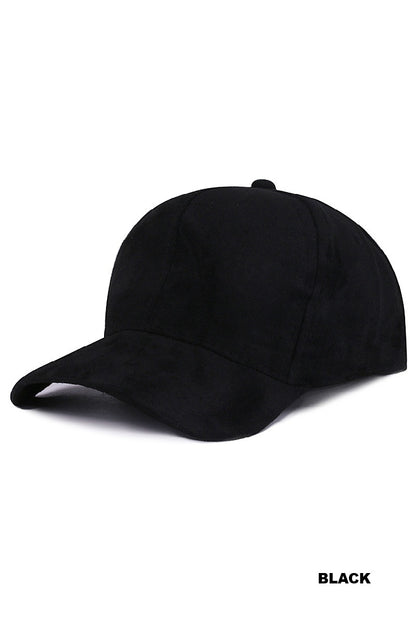 Classic Suede Baseball Cap