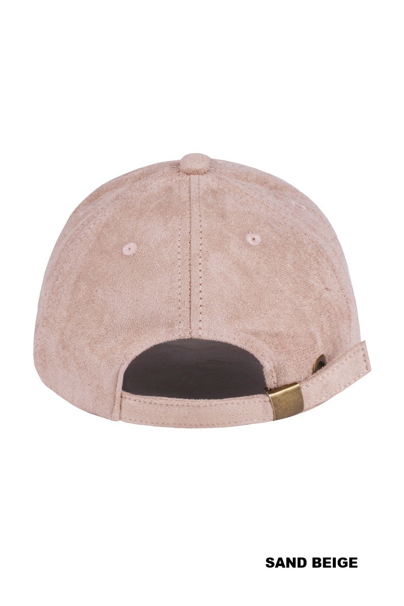 Classic Suede Baseball Cap