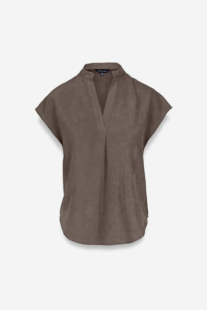 Soft Matte Drop Shoulder Blouse