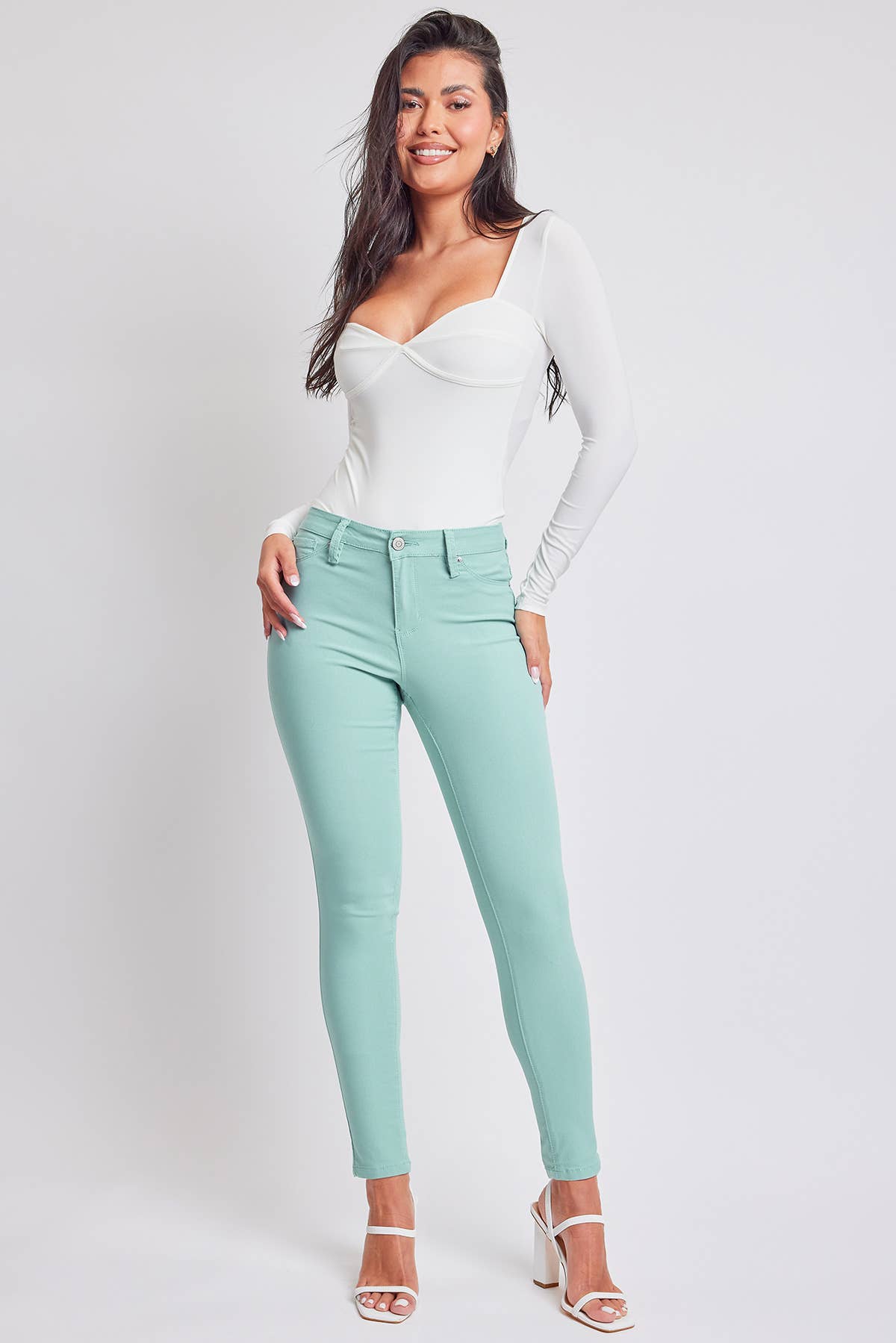 Skylight Hyperstretch Mid-Rise Skinny Jean