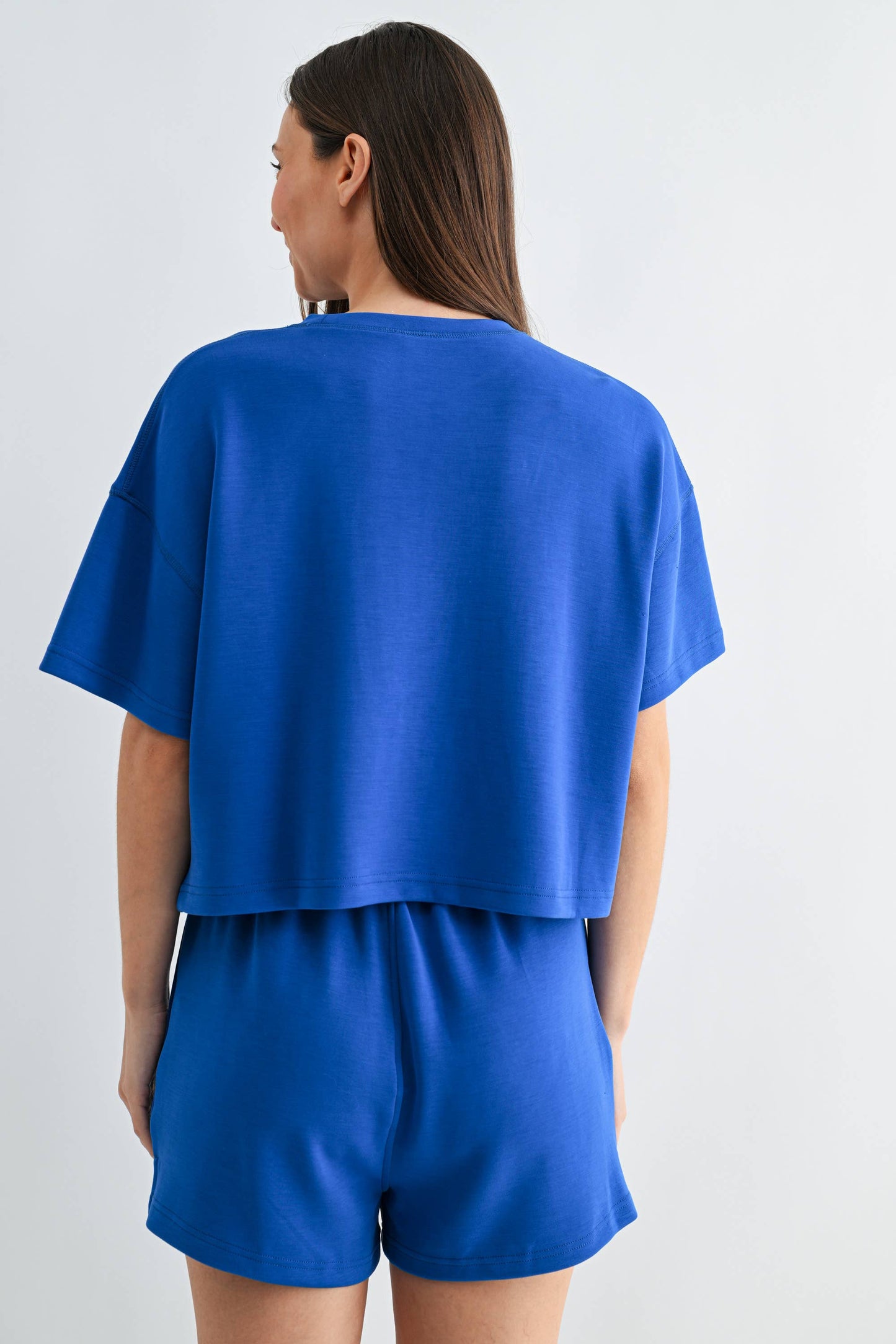 Pale Yellow Classic Shorts Set