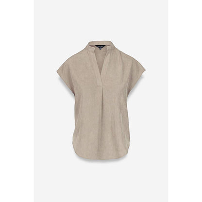 Soft Matte Drop Shoulder Blouse