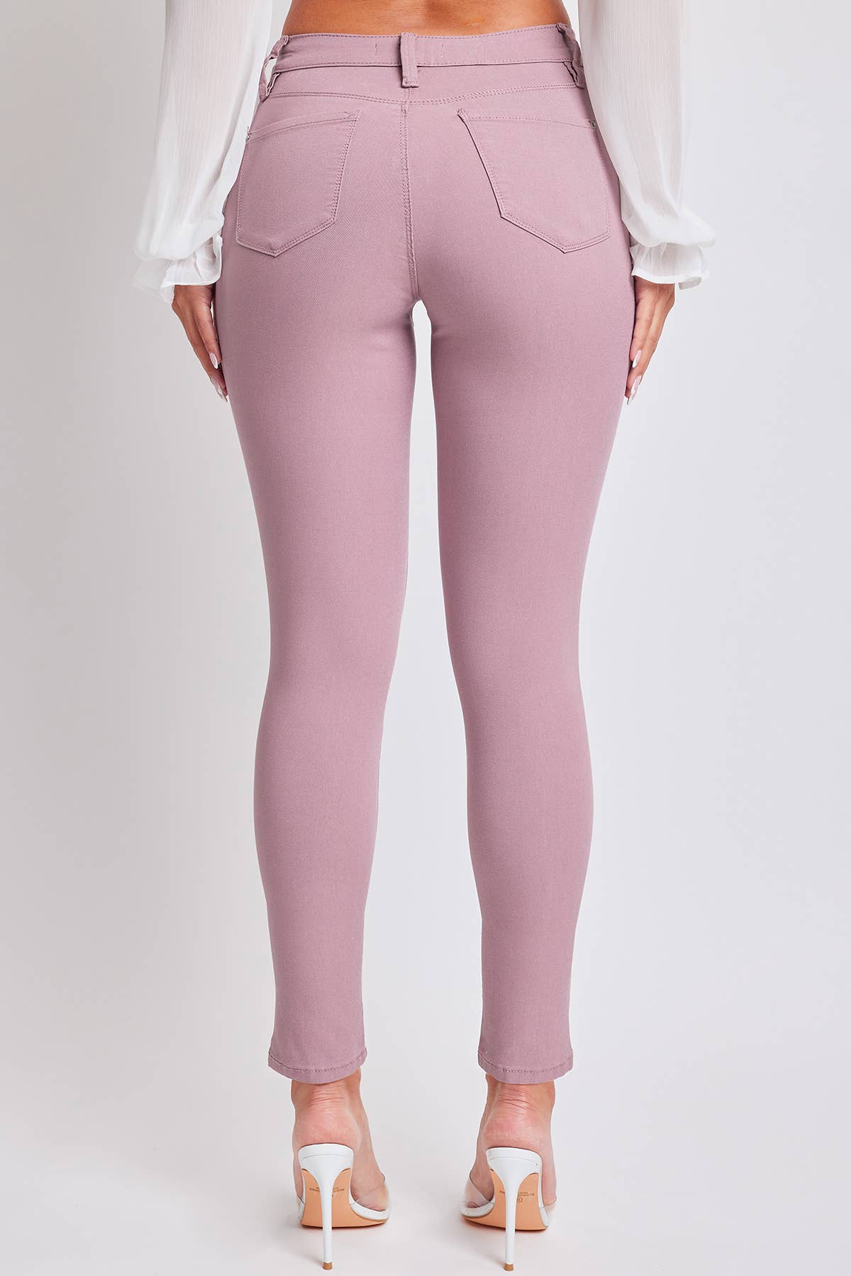 Orchid Hyperstretch Mid-Rise Skinny Jean