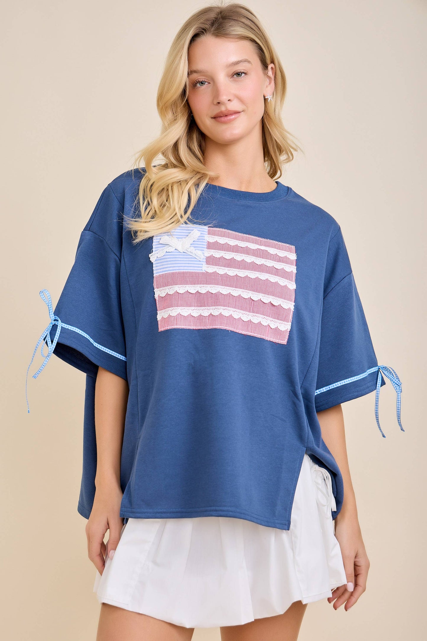 Miss Americana Bow Sleeve Top