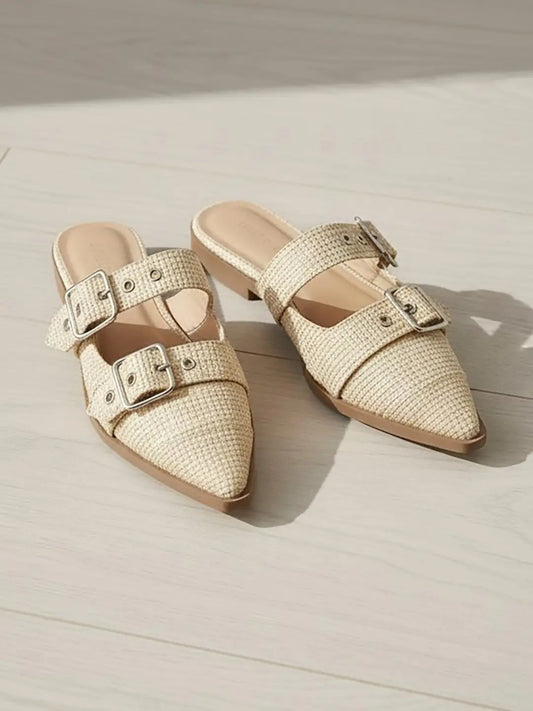 The Avery Woven Mule