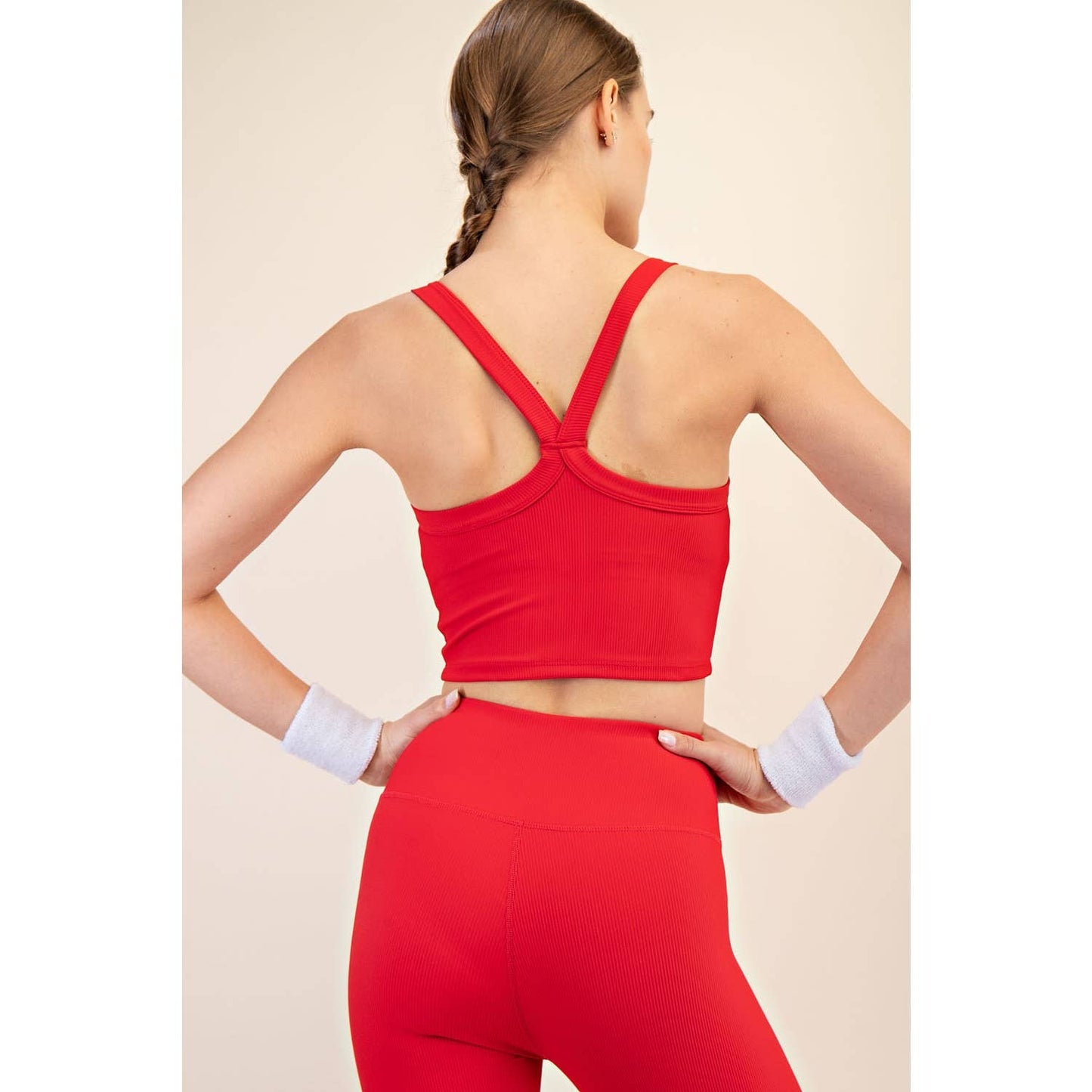 Nylon Rib Racerback Tank