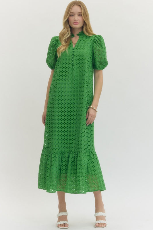 Emerald Isle Midi Dress