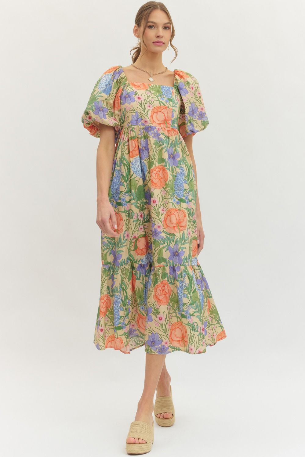 Blossom Bay Midi Dress