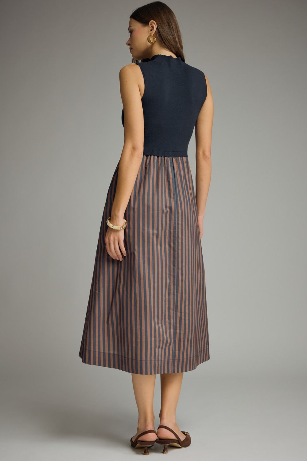The Emerson Stripe Midi Dress