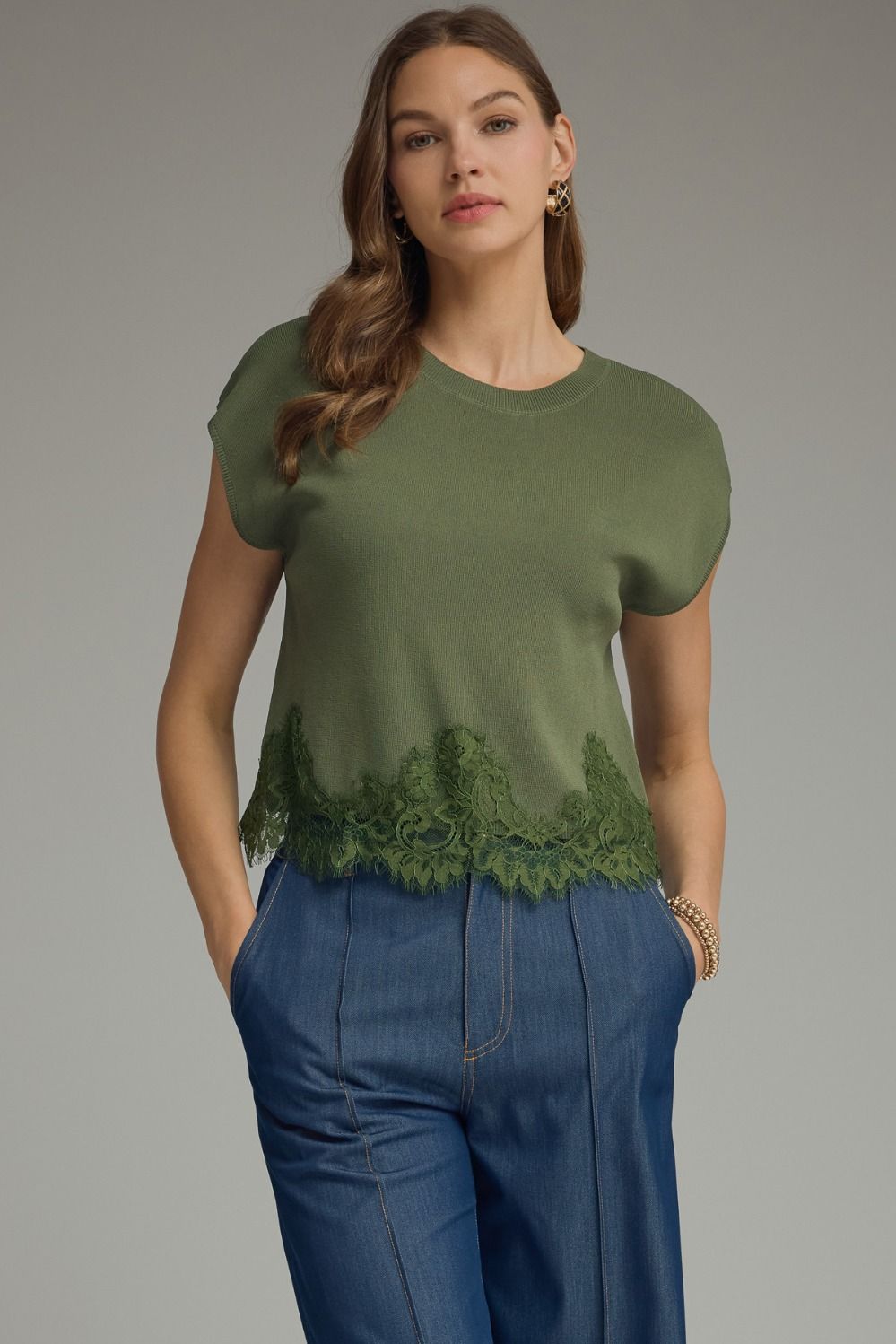 The Willow Lace Sweater Top