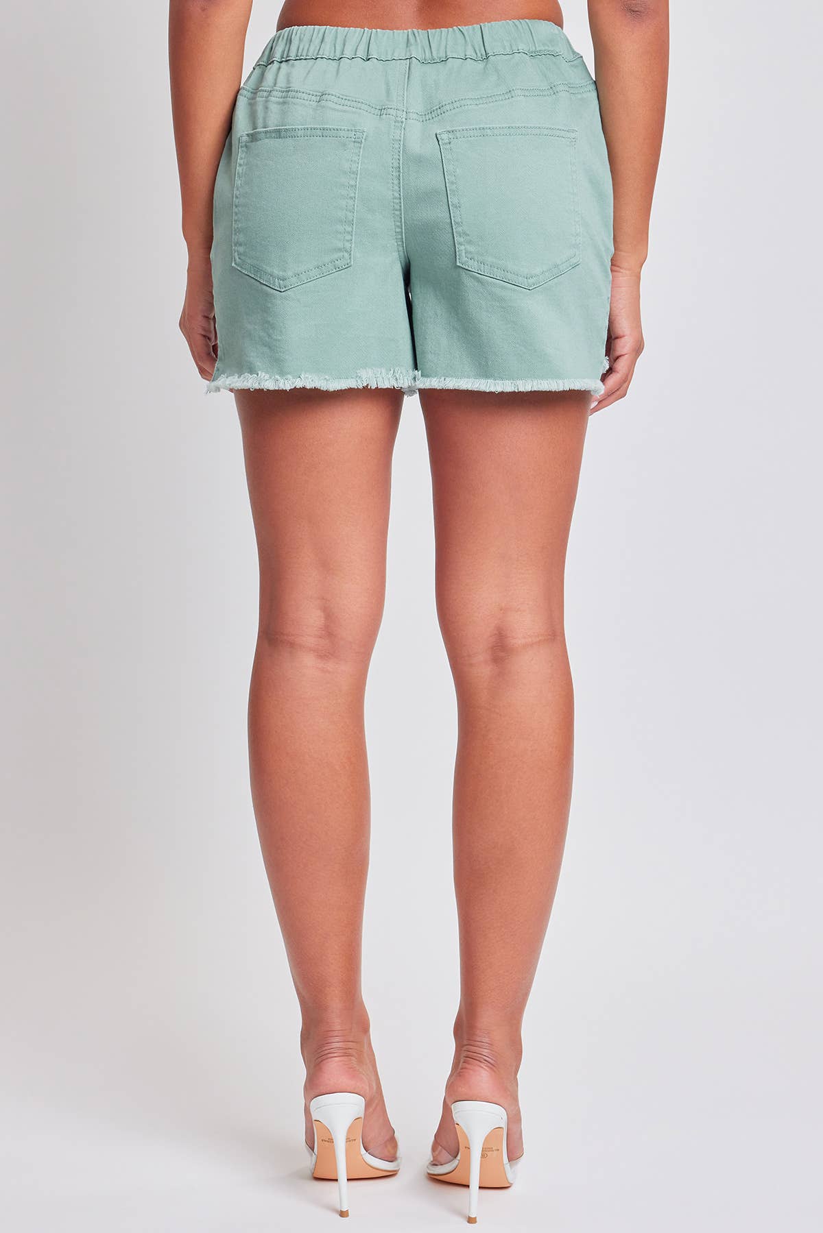 Evergreen Junior Frayed Hem Pull-on Shorts