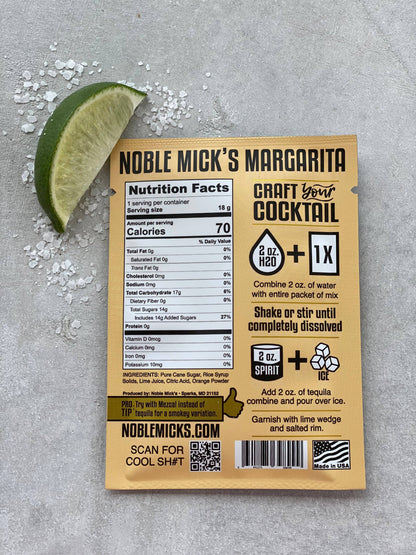 Margarita Single Serve Craft Cocktail