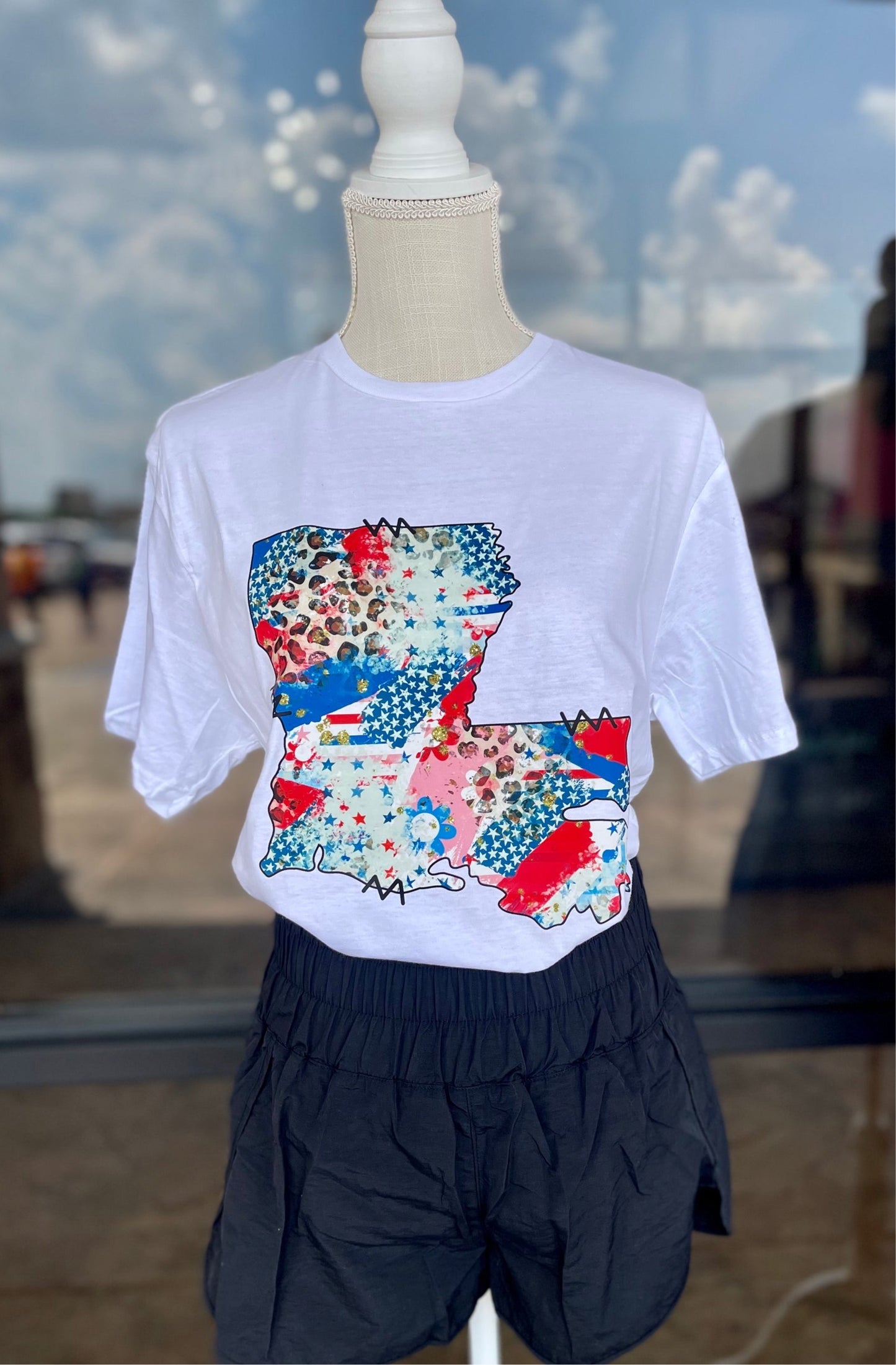 Funky Patriotic LA Tee