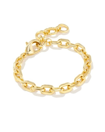 KORINNE CHAIN BRACELET - GOLD METAL