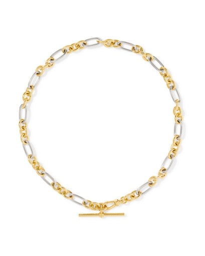 EMBRY LINK AND CHAIN NECKLACE - MIXED METAL